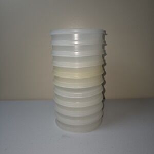 Tupperware Hamburger Keepers 883 & Seal 215 12Pc Set Complete